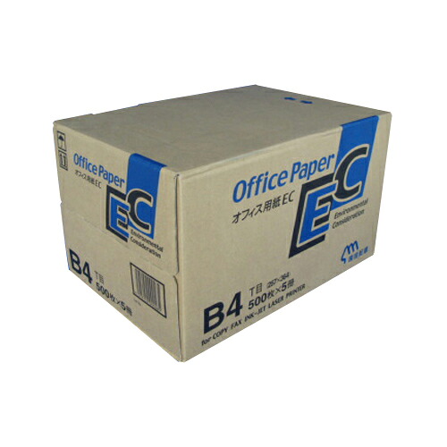 文運堂 コピー用紙 B4 500枚×5冊 1 梱 オフィスECB4 文房具 オフィス 用品【送料無料】