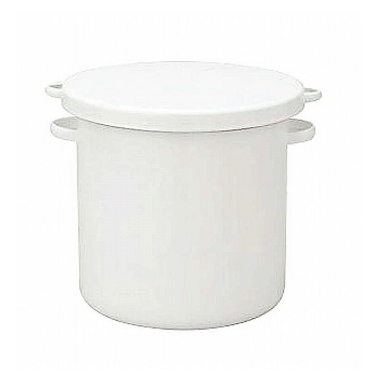 野田琺瑯 White Seriesラウンドストッカー 18cm WRS-18 475036【送料無料】