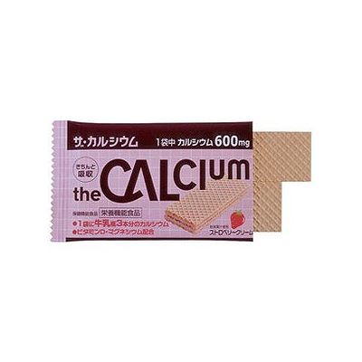 206円 誕生日/お祝い ザ カルシウム ストロベリークリーム 2枚入X5袋 051802094