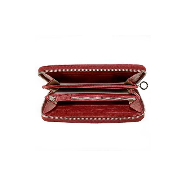 Bvlgari (ブルガリ) 37340 GRAIN/RUBY 長財布 Bvlgari (ブルガリ) 37340 GRAIN/RUBY 長財布