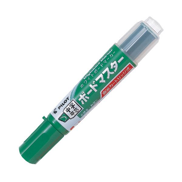 (まとめ）パイロット ボードマーカーボードマスター 中字平芯 グリーン WMBM-12LC-G 1セット（10本）【×3セット】