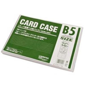 （まとめ）ジョインテックス カードケース軟質B5*10枚 D038J-B54【×4セット】 (代引不可)