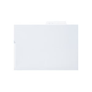 （まとめ） ライオン事務器PPポケットホルダー A4 厚さ0.2mm ホワイト LFS-02PH 1セット（5枚） 【×10セット】