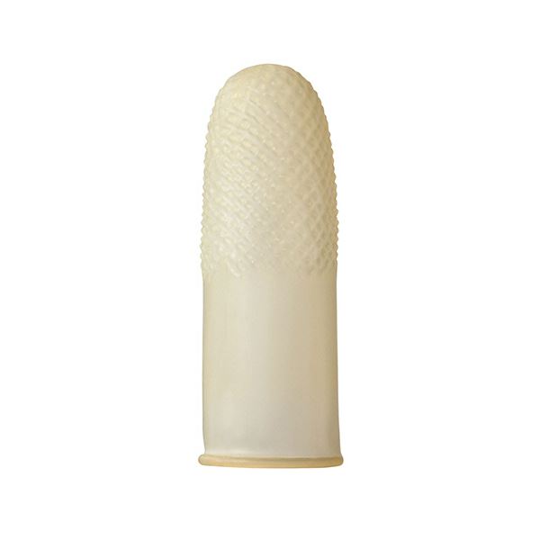 （まとめ） TANOSEE 指サック（ラテックス）中 1セット（60個：10個×6パック） 【×10セット】