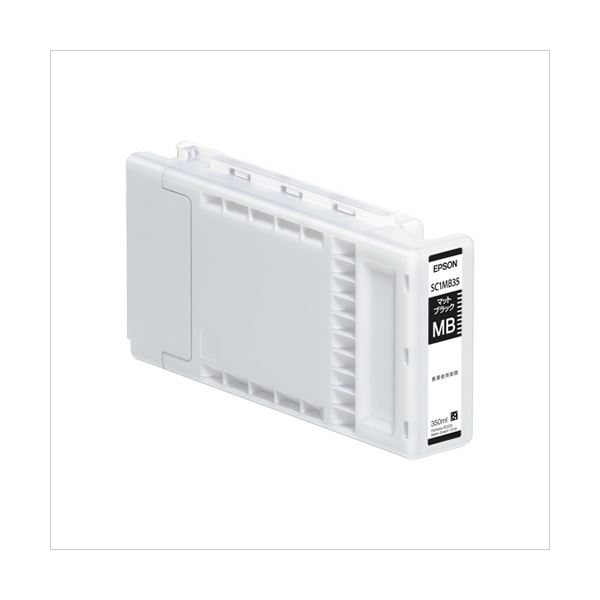 エプソン(EPSON) Sure Color 大判インクジェットプリンタ 専用インクカートリッジ SC1MB35 【インク色:マットブラック 350ml】 1個|リコメン堂ホームライフ館