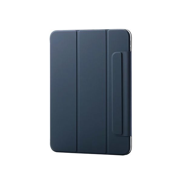 エレコム iPad(A16) フラップケース 超薄型 マグネット着脱 スリープ対応 ネイビー TB-A25RWVPF2NV