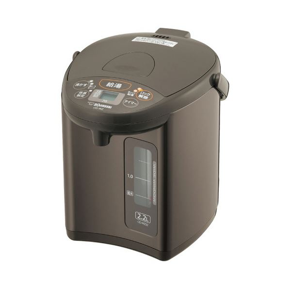 象印マイコン沸とう電動ポット 2.2L メタリックブラウン CD-WZ22-TM 1台|リコメン堂ホームライフ館