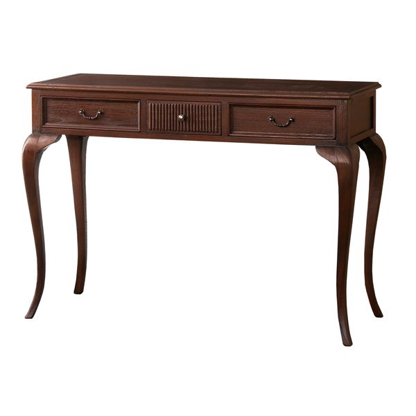 楽天市場】コンソールテーブル 猫脚 天然木 引き出し 完成品 幅106.5cm