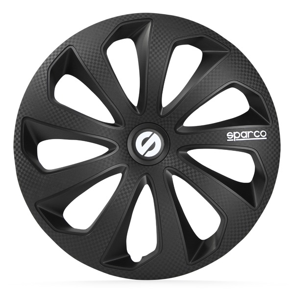 SPARCO CORSA ホイールカバー 13インチ ブラック/カーボン SPC1374BKC-J (代引不可)