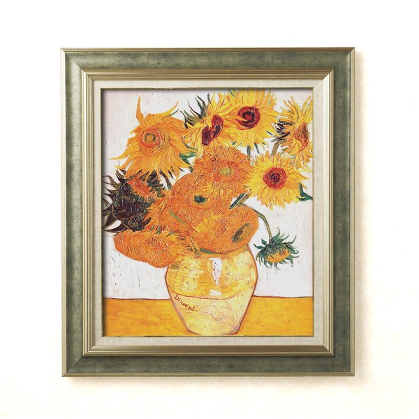 楽天市場】名画額縁/フレームセット 【F6号】 ゴッホ 「ひまわり
