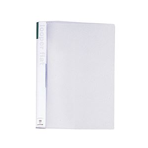 (まとめ) リヒトラブ ルーパーフラット A4タテ 2穴 100枚収容 緑 F-52-7 1冊 【×40セット】