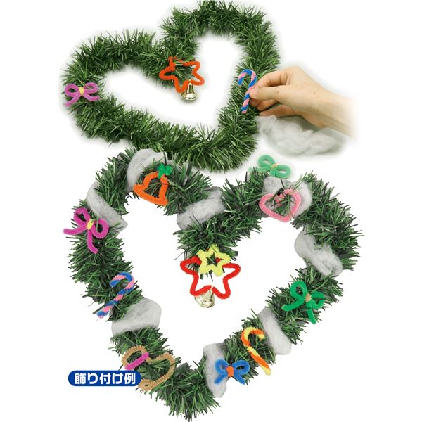 (まとめ)アーテック クリスマスリース作り 【×30セット】