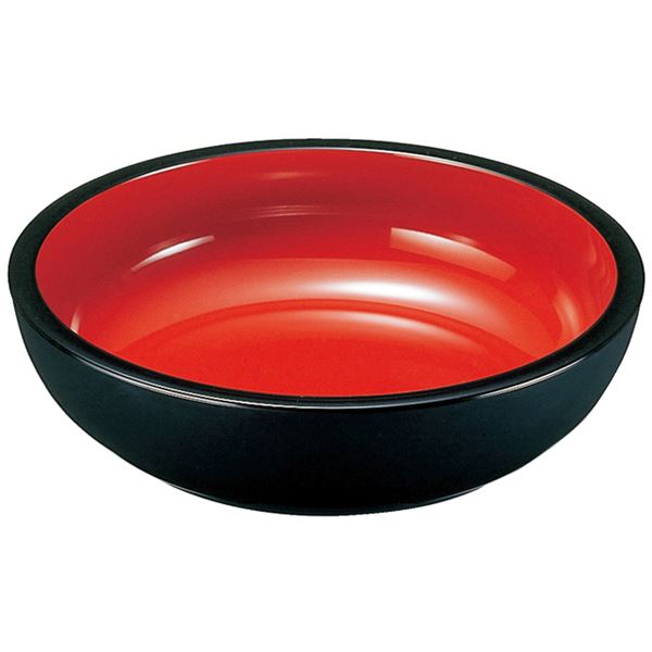 尺2 ABS こね鉢/調理器具 【外黒内朱天黒 A】 直径360mm×95mm 日本製 〔和食 レストラン 店舗 お店〕 (代引不可)