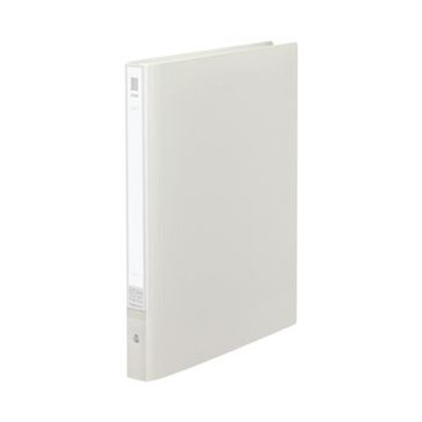 （まとめ）コクヨ クリヤーブック（NEOS） 替紙式 A4タテ 30穴 10ポケット付属 背幅27～40mm オフホワイト ラ-NE720W1冊【×10セット】