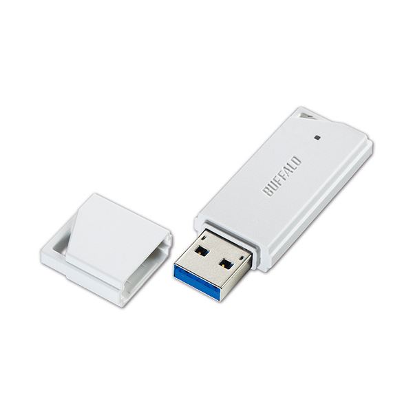 (まとめ) バッファローUSB3.1(Gen1)対応 USBメモリー バリューモデル 32GB ホワイト RUF3-K32GB-WH1個 【×10セット】