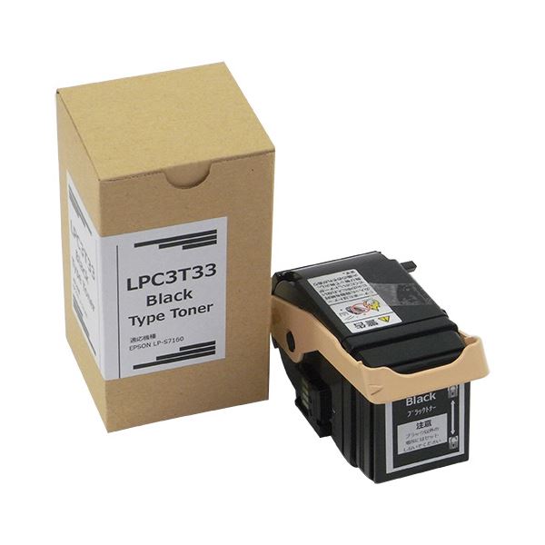 トナーカートリッジ LPC3T33K汎用品 ブラック 1個 (代引不可)