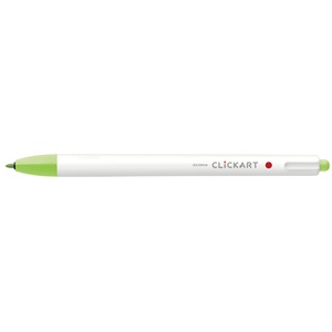 （まとめ） ゼブラ ノック式水性カラーペン クリッカート ライトグリーン 0.6mm 【×50セット】 (代引不可)