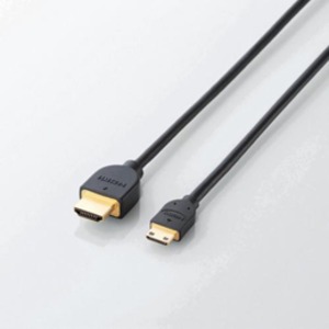 5個セット エレコム イーサネット対応HDMI-Miniケーブル（A-C） DH-HD14EM10BKX5 (代引不可)