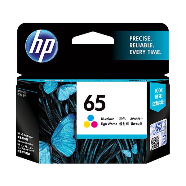 (まとめ) HP HP65 インクカートリッジカラー N9K01AA 1個 【×10セット】