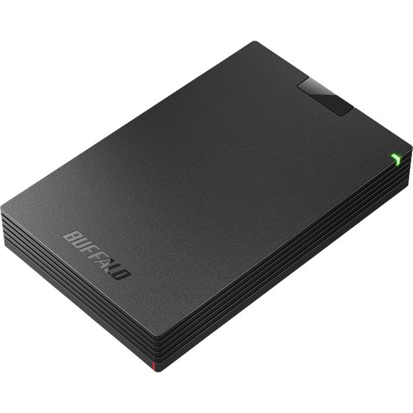 バッファロー ミニステーション USB3.1 Gen.1 対応 ポータブルHDD スタンダードモデル ブラック2TB HD-PCG2.0U3-GBA  【在庫処分】