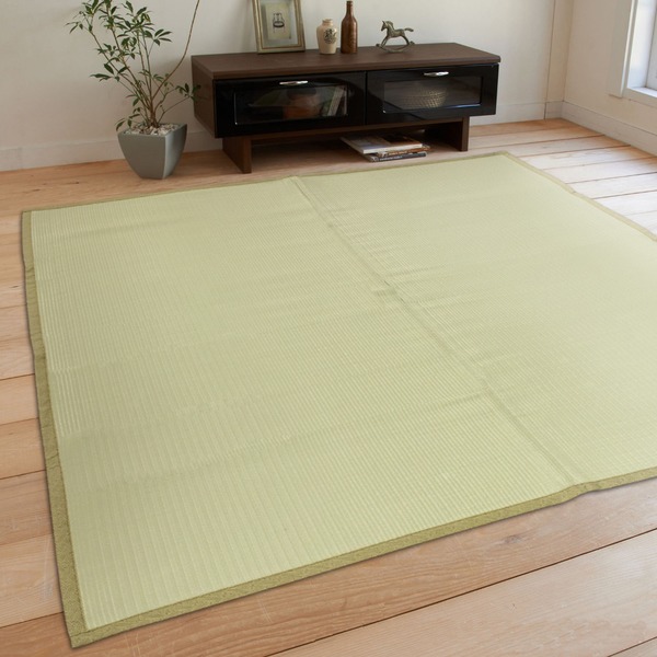 楽天市場】レジャーシート 洗える い草 PP 352×352cm 江戸間 8畳