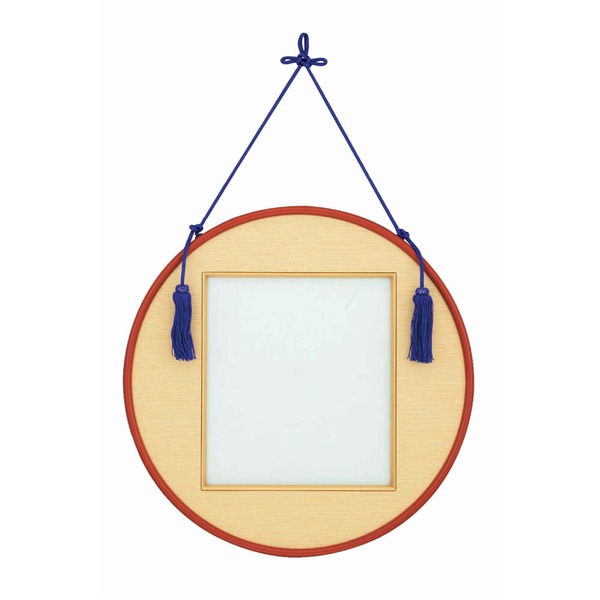 楽天市場 丸額和額 丸いフレーム 赤色色紙額 黒色色紙額 丸額色紙額 273 242mm 朱 ポイント10倍 リコメン堂ホームライフ館