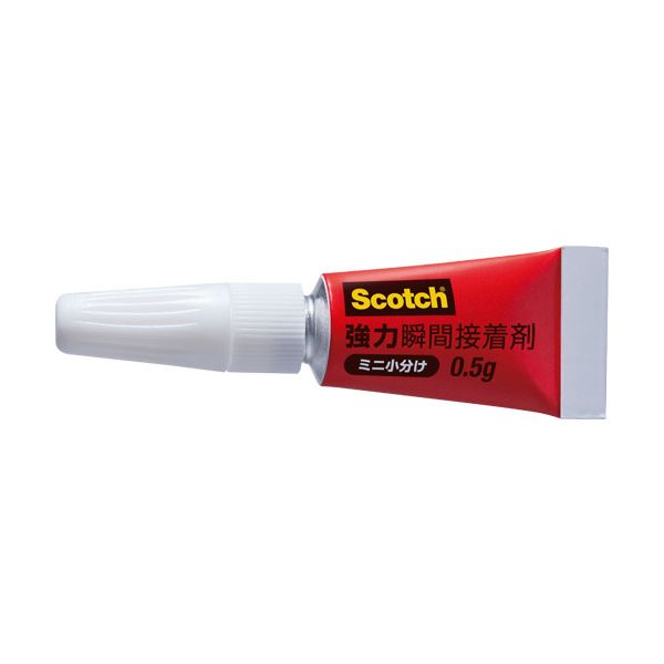 (まとめ) 3M スコッチ 瞬間接着剤ミニ小分け0.5g／本 AMN-G3 1パック（3本） 【×50セット】
