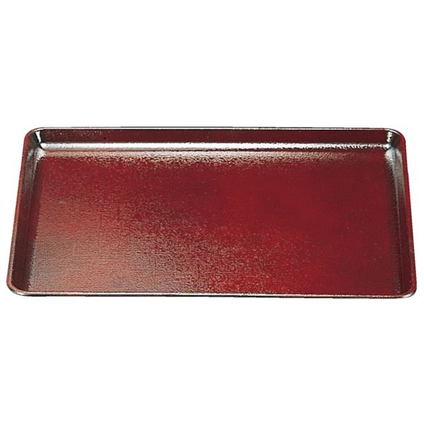 尺5 耐熱布目長手盆/トレー 【溜SL】 450mm×320mm×18mm 日本製 食洗機対応 〔和食 レストラン 居酒屋 店舗 お店〕 (代引不可)