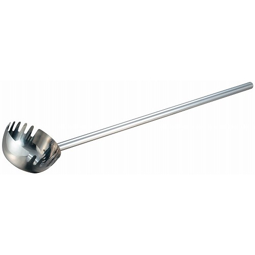 18-8 抗菌 長柄付(1m)麺杓子 18cm(代引不可)【送料無料】｜リコメン堂ホームライフ館