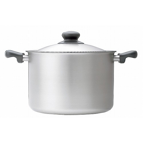 柳宗理 IH両手鍋 深型(つや消)22cm(代引不可)【送料無料】