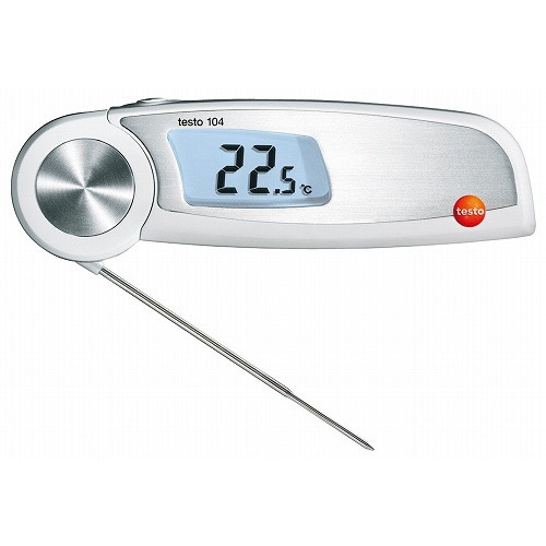 テストー 折りたたみ式食品用中心温度計 testo104 0563・0104・08(代引不可)【送料無料】