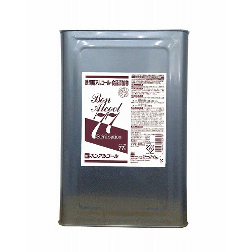 セハー エタノール製剤 ボンアルコール77 15kg(代引不可)【送料無料】