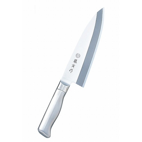 藤寅作 オールステンレス鋼 出刃包丁 FU-637 18糎(代引不可)【貨物輸送無料】