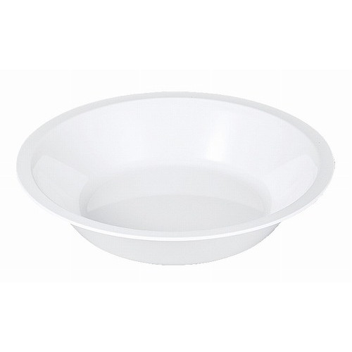 メラミン 丸型ボンネット食麺麭 33糎 UL-3377-W 白(代引不可)【貨物輸送無料】