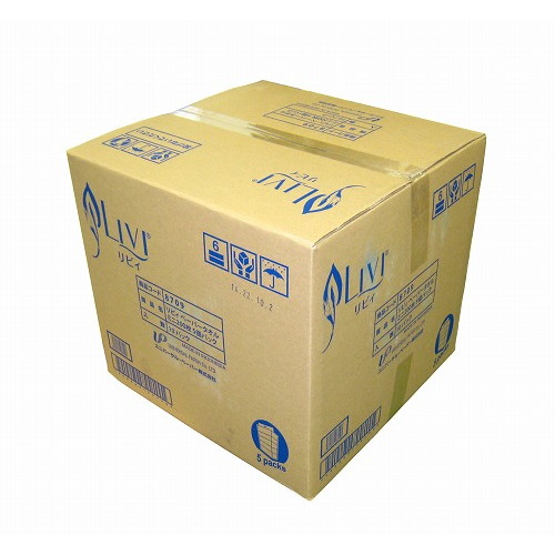 リビィ ペーパータオル 小判(200枚入×50束)(代引不可)【貨物輸送無料】 日用消耗品-日用品雑貨・文房具・手芸-ティッシュ・トイレットペーパー