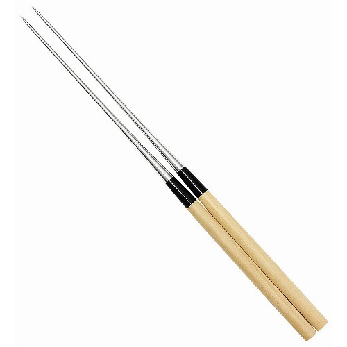 本焼ステンレス 朴柄盛箸 210mm No.21021(代引不可)【送料無料】