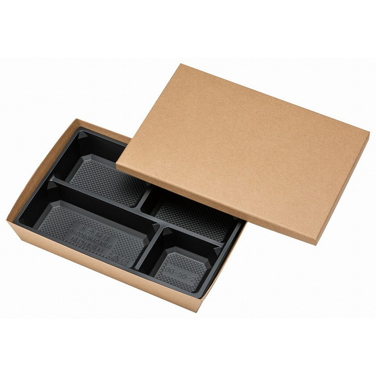 テーパー型貼箱 未晒 HSH-80-55(25入) 厨房消耗品 貼箱(代引不可)【送料無料】