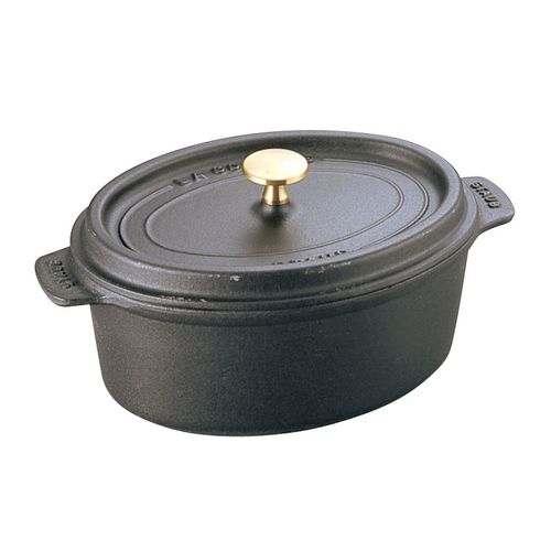 ストウブ ピコ・ココット オーバル 17cm 黒 40509-482 RST3503【送料無料】
