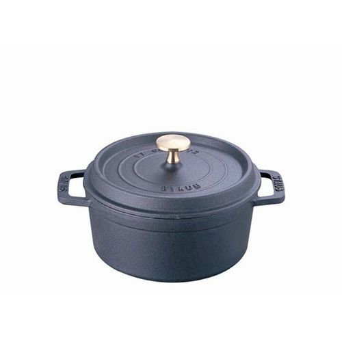 ストウブ ピコ・ココット ラウンド 20cm 黒40509-487 RST3406【送料無料】