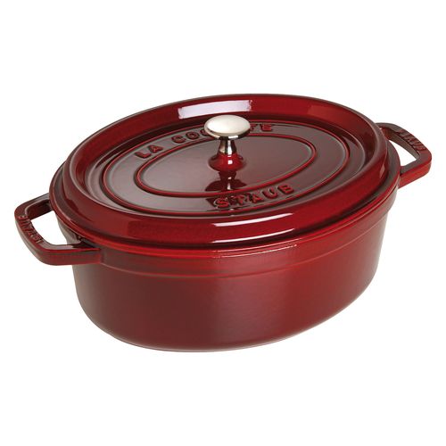 茄子紺 ☆レアカラー☆ STAUB ピコ・ココット オーバル 31cm - 鍋