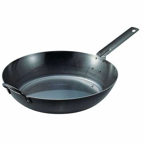 遠藤商事 SA鉄黒皮オーブン用厚板フライパン 40cm AHL94040【送料無料】