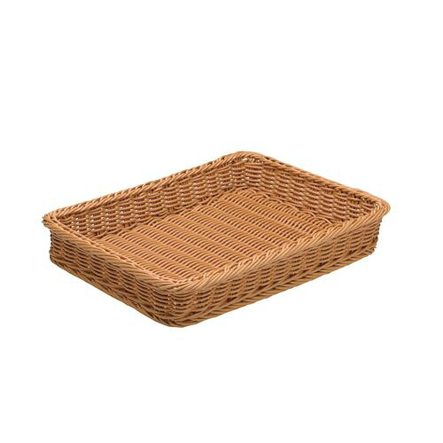 萬洋 樹脂製太渕ディスプレイかご 茶 特大 91-022A WKG3401【送料無料】｜リコメン堂ホームライフ館 7,658円
