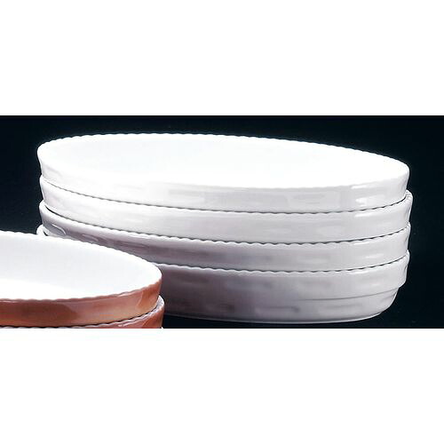 ロイヤル ロイヤル スタッ小判グラタン皿 ホワイト PB240-44 RLI9009【送料無料】
