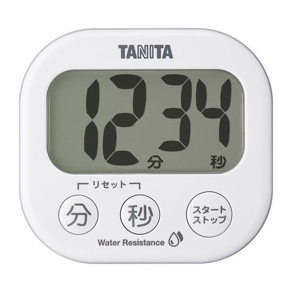 新入荷 TANITA タニタ 洗えるでか見えタイマー TD-426 ホワイト 代引不可 送料無料 whitesforracialequity.org