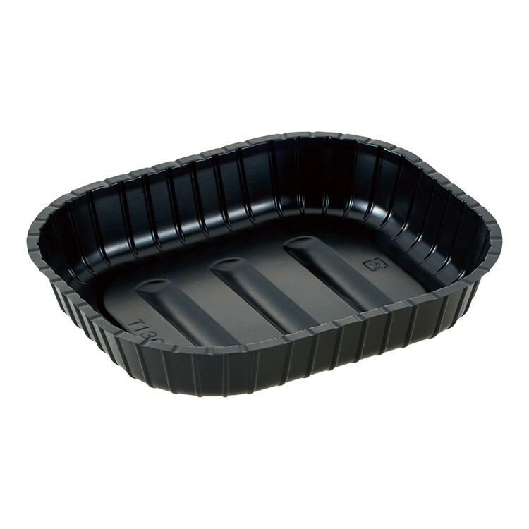 夢彩ごぜん 長角丼中皿シート 黒(250入)タカギ産業4905001389580(代引不可)【送料無料】