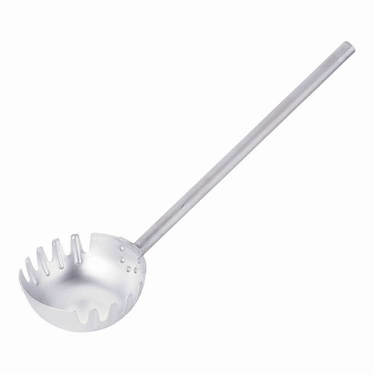 アルミ製麺ひしゃく(両口) φ20cm&times;柄長50cm(代引不可)【送料無料】｜リコメン堂ホームライフ館