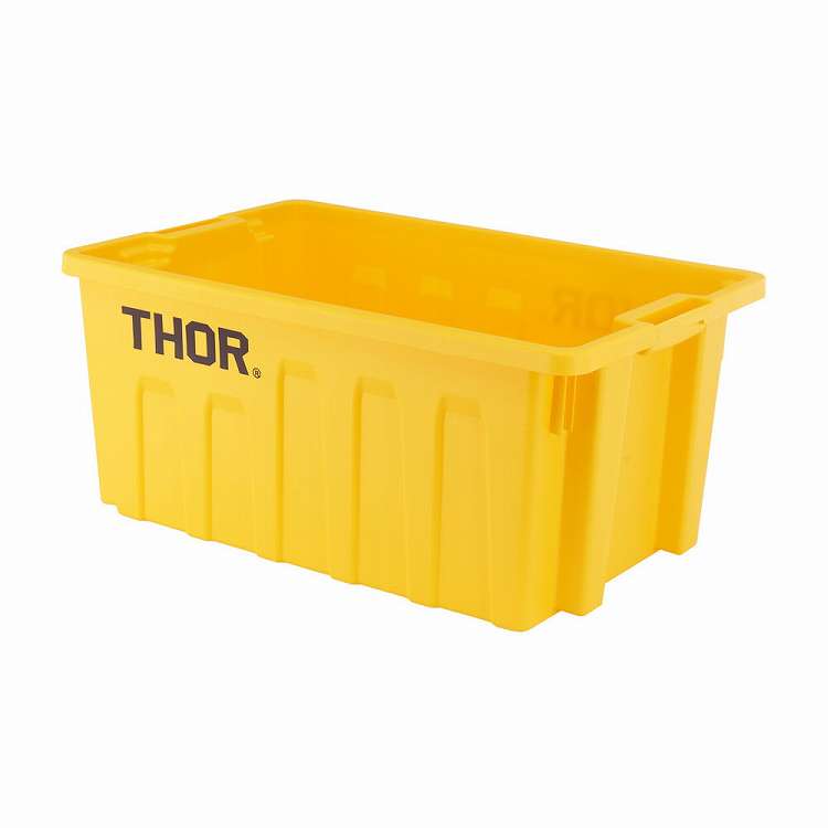TRスタッカブルトートボックス(フタ無) 40L 3021 イエロー(代引不可)【送料無料】 5,979円
