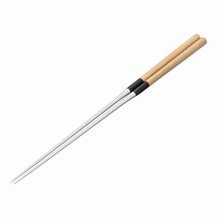 木材柄 盛箸(積層強化因子木柄付) 210粍(代引不可)【貨物輸送無料】