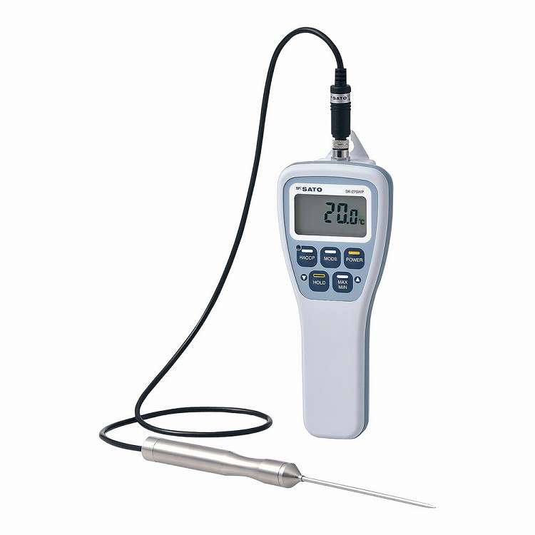防水型食品用温度計 SK-270WP 標準センサS270WP-01付(代引不可)【送料無料】