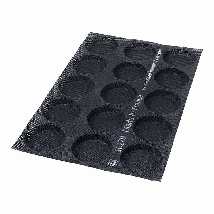 マエ ケイ素樹脂メッシュ型 バーガー 15取010279-4060(代引不可)【貨物輸送無料】